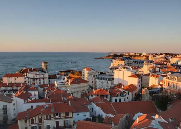 Baia - Studio Vue Imprenable Sur La Mer Daire Biarritz