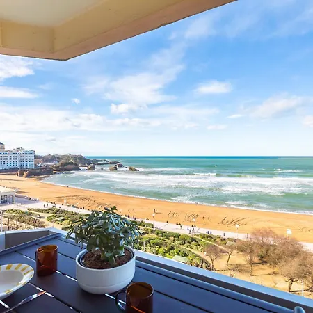 公寓 Baia - Vue Imprenable Sur La 比亚里茨